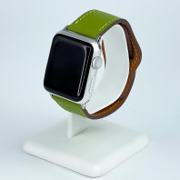 Кожаный ремешок Leather Rivet Clasp для Apple Watch 42/44/45mm Green